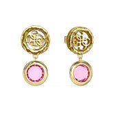 Aretes Guess Dama Petra Dorado